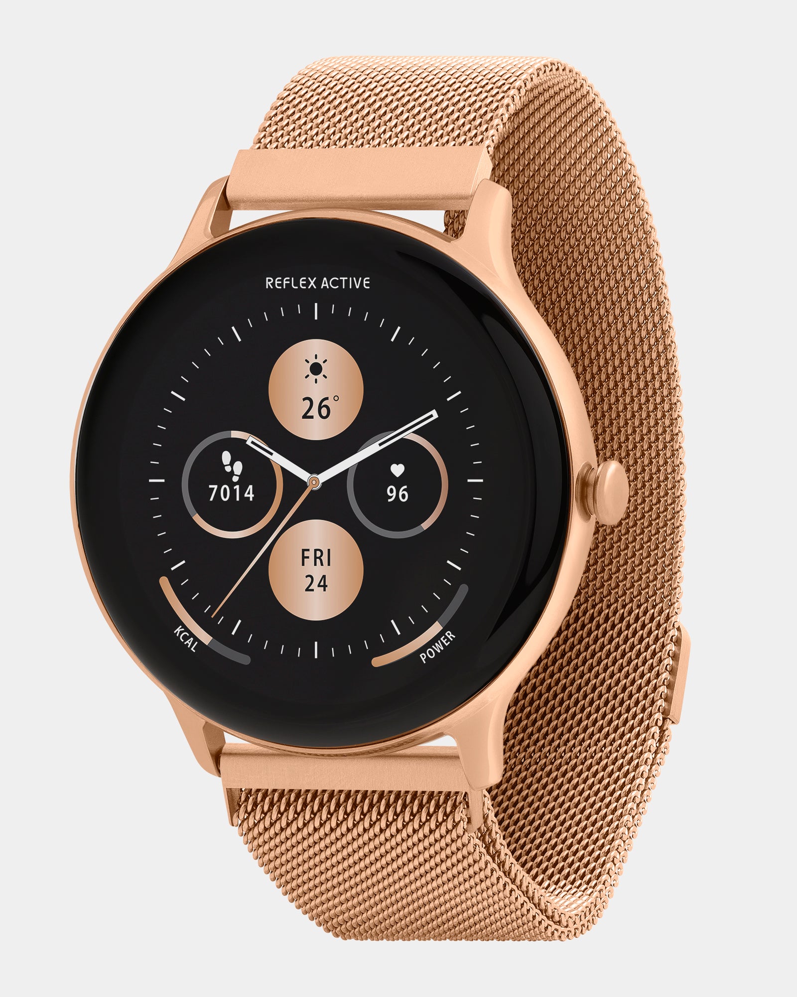 Rose gold smartwatch womens deals